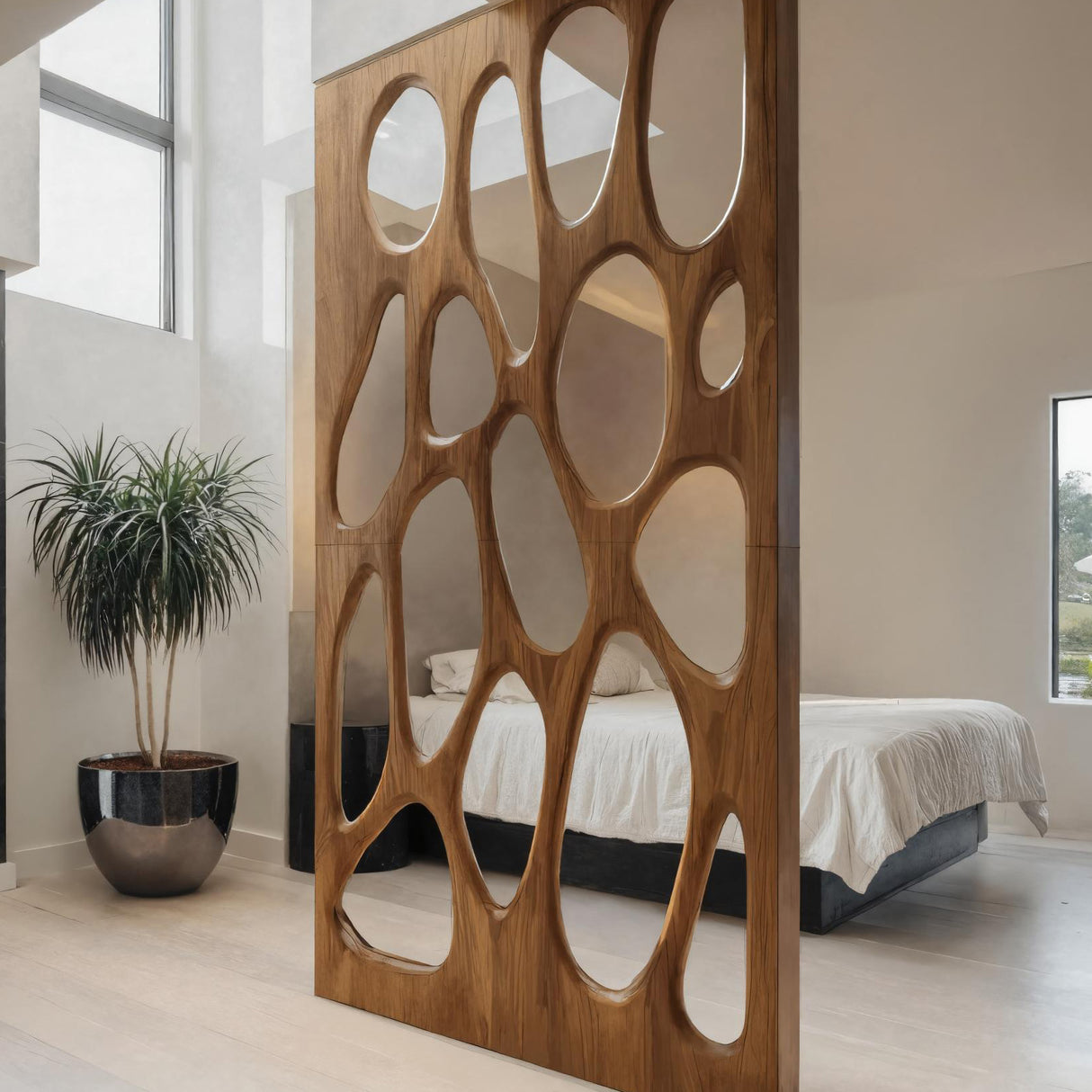 Organic Room Divider For Modern Home Interiors