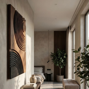 Modern Abstract Wall Art Panel For Dining Room Display