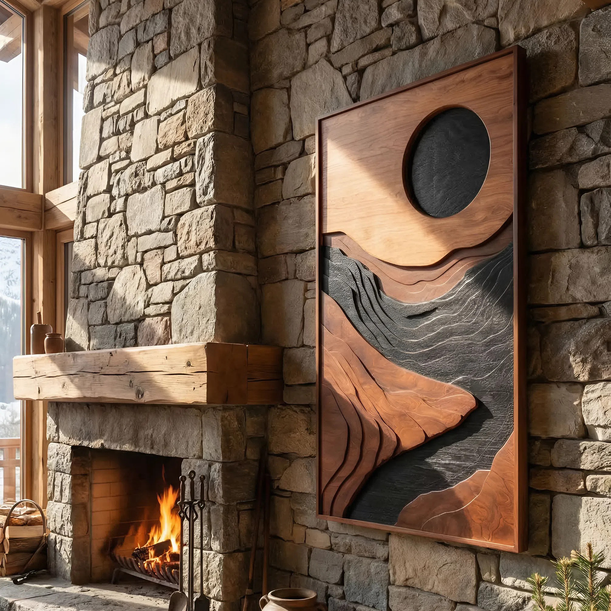 Modern Organic Wall Art For Dining And Kitchen Decor