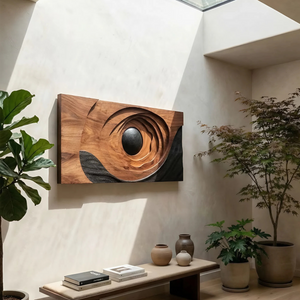 Contemporary Abstract Wall Art Panel For Bedroom Decor