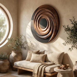 Modern Flowing Wall Sculpture For Living Room Display