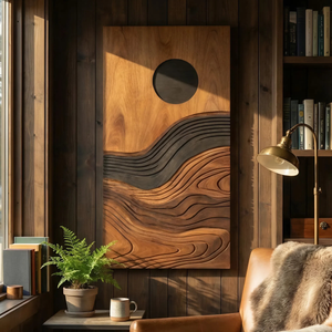 Contemporary Flowing Wall Decor For Entryway And Lounge Display