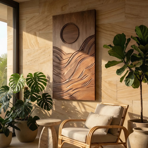 Contemporary Abstract Wall Sculpture For Bedroom Display