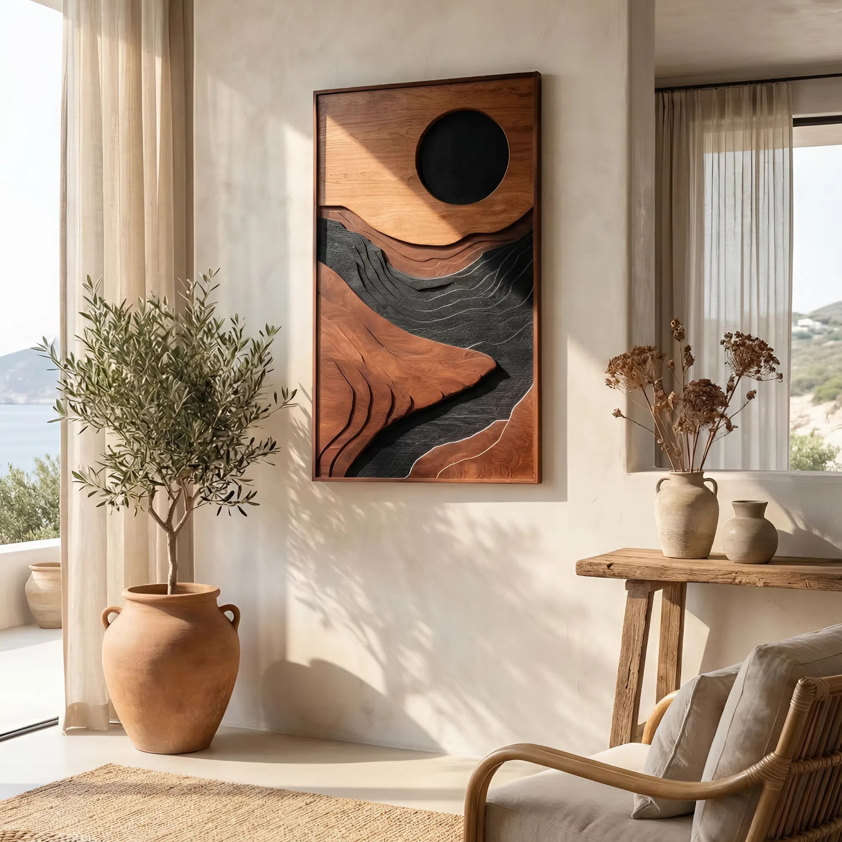Modern Organic Wall Art For Dining And Kitchen Decor