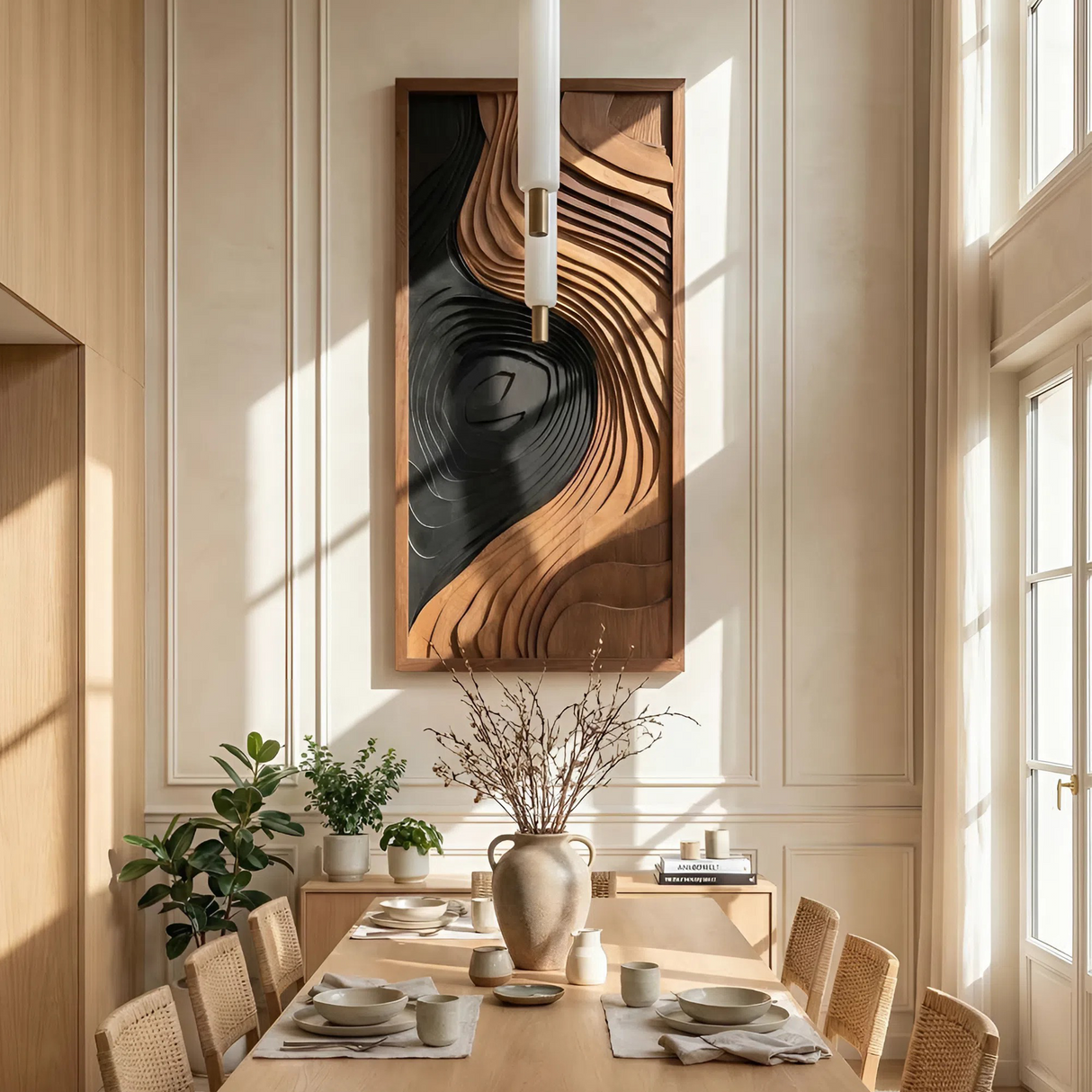 Minimalist Organic Wall Decor For Hallway And Entry Accent