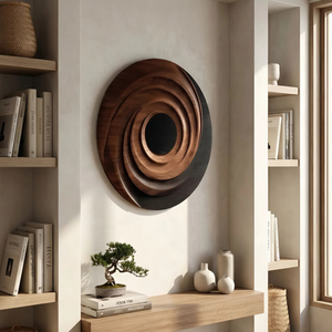 Modern Flowing Wall Sculpture For Living Room Display