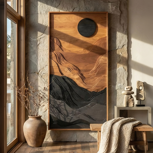 Mid Century Abstract Wall Sculpture For Living Room Accent