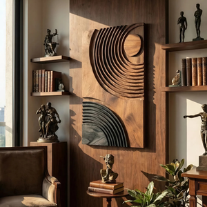 Modern Abstract Wall Art Panel For Dining Room Display