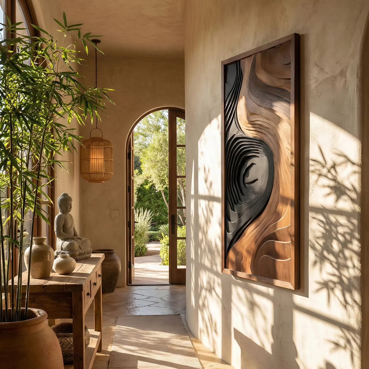 Minimalist Organic Wall Decor For Hallway And Entry Accent
