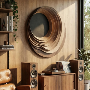 Minimalist Sculptural Wall Sculpture For Bedroom Display