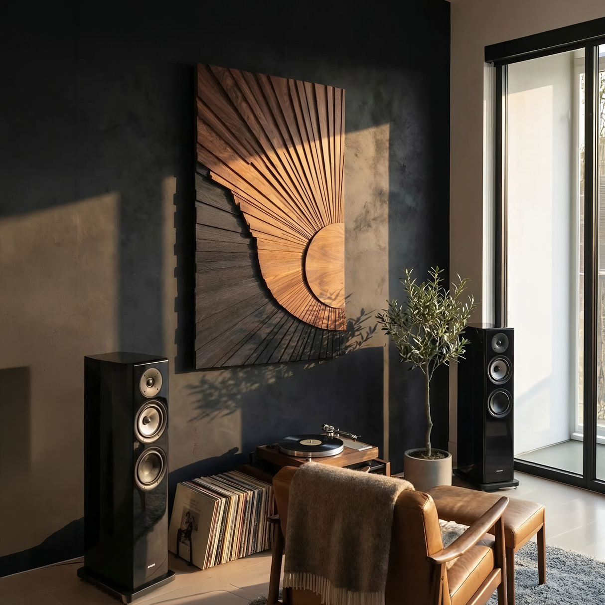 Minimalist Abstract Wall Art Panel For Bedroom Decor