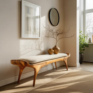 Contemporary Statement Bench For Entryway Or Home Interior