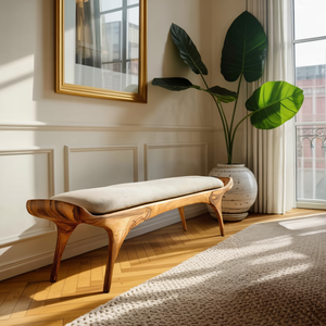 Contemporary Statement Bench For Entryway Or Home Interior