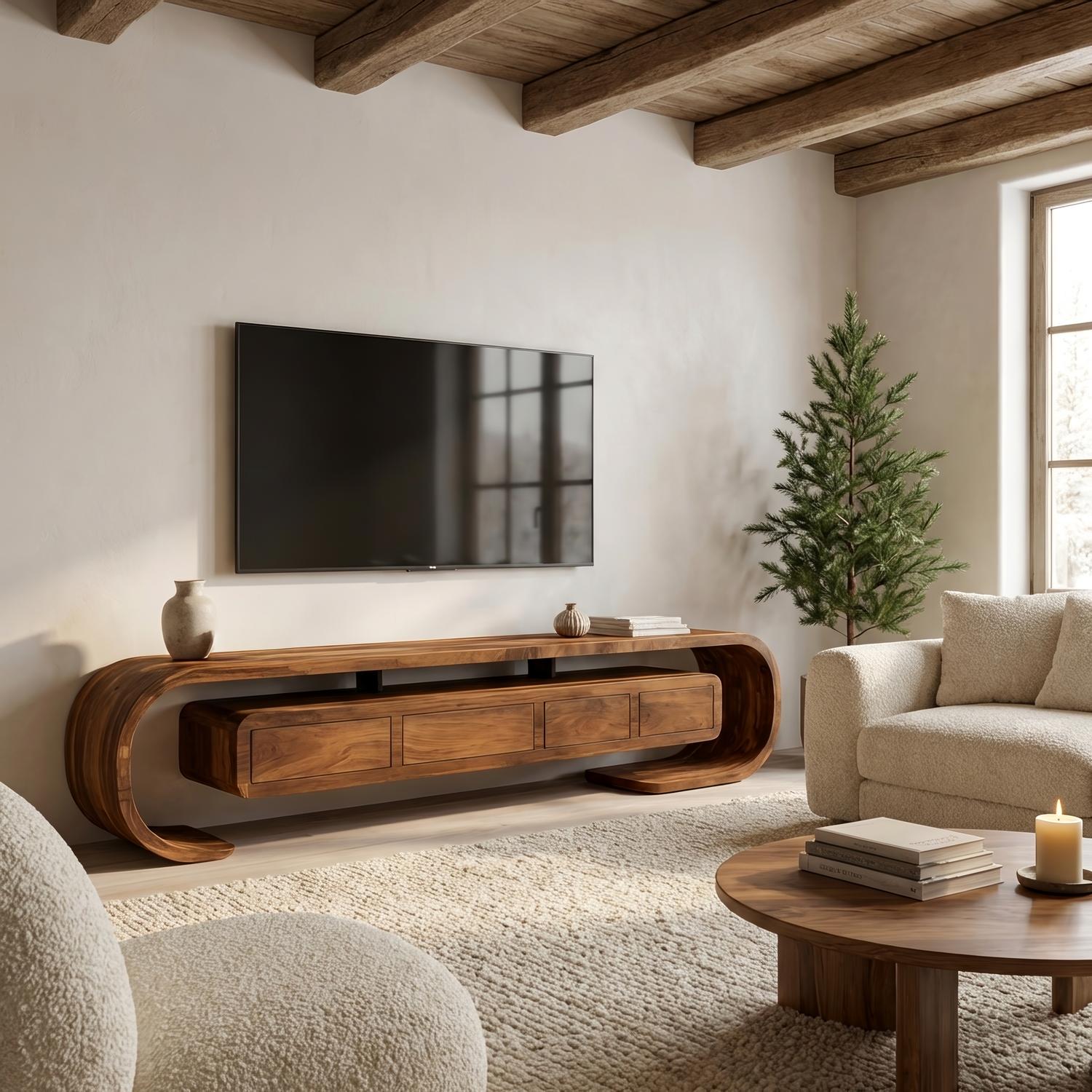 Modern TV Console For Modern Living Room Storage
