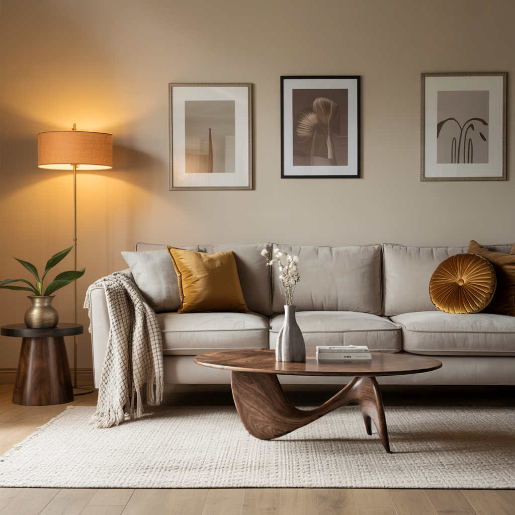 Mid Century Wood Table For Functional Room Decor