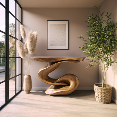 Handcrafted Accent Table Furniture Decor
