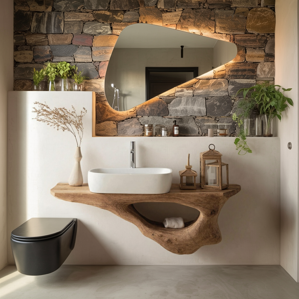 Mid Century Bathroom Furniture Decor Collection