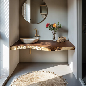 Mid Century Floating Vanity For Stylish Bathroom