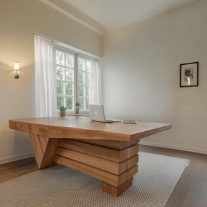 Contemporary Desk Table With Clean Lines For Home Office