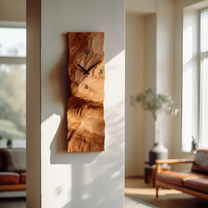 Modern Vertical Wall Clock For Living Room