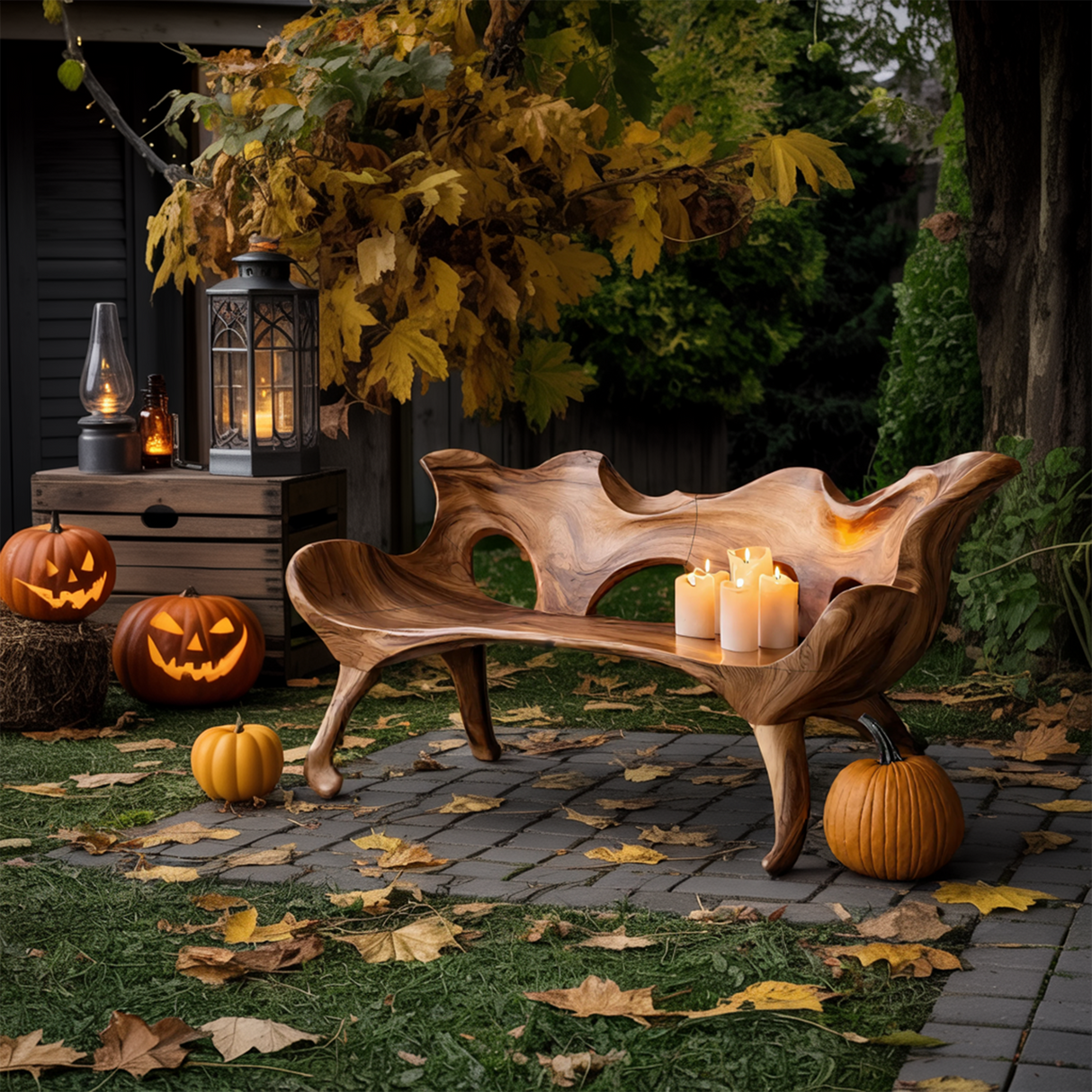 Farmhouse Wooden Bench For Living Room Rustic Furniture Decor