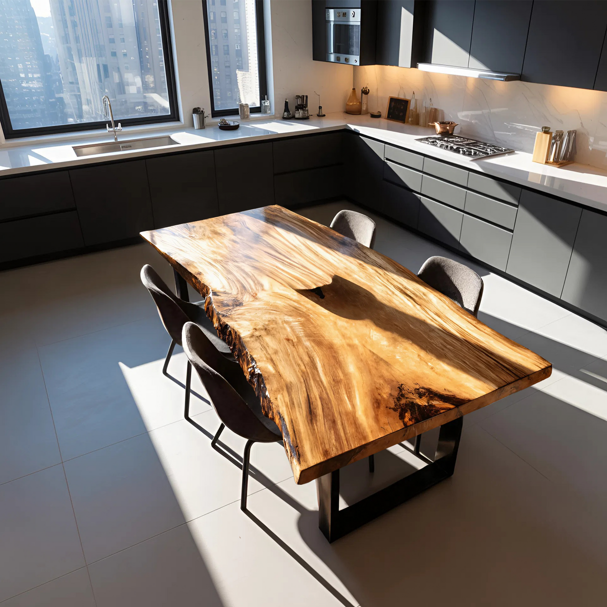 Dining Room Mid Century Solid Wood Dining Table Classic