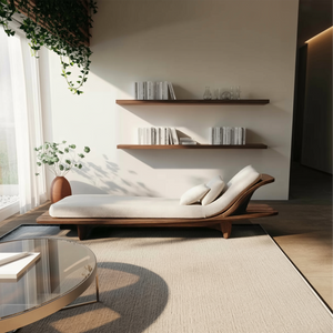 Rustic Solid Wood Garden Daybed For Bedroom Furniture Decoration