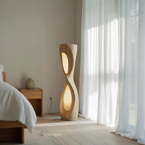 Modern Organic Sculptural Floor Lamp For Bedroom Decor