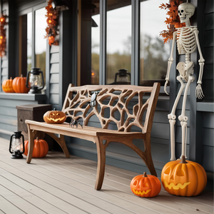 Mid Century Wooden Bench For Living Room And Entryway Furniture