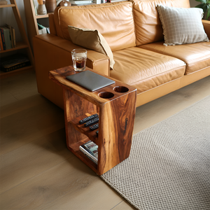 Handcrafted Live Edge Side Table For Furniture Design