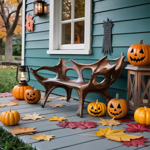 Mid Century Halloween Patio Chair For Unique Halloween Home Decor