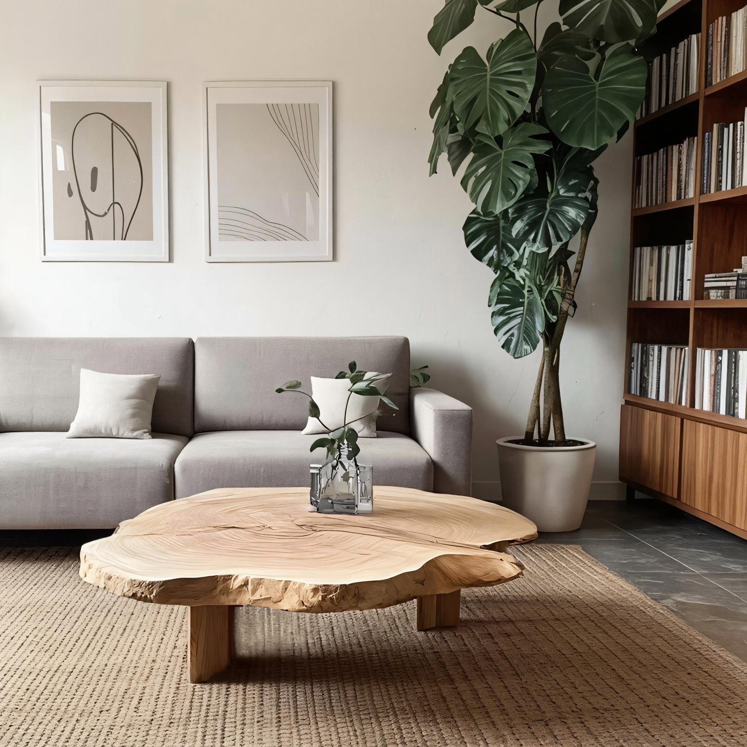 Farmhouse Solid Wood Table For Living Room Use