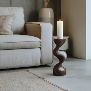 Mid Century Candle Holder For Living Room Modern Decor