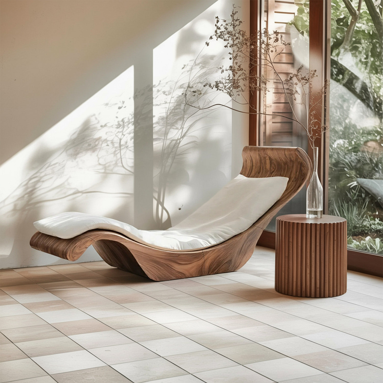 Farmhouse Wooden Daybed For Cozy Living Room Furniture Decor