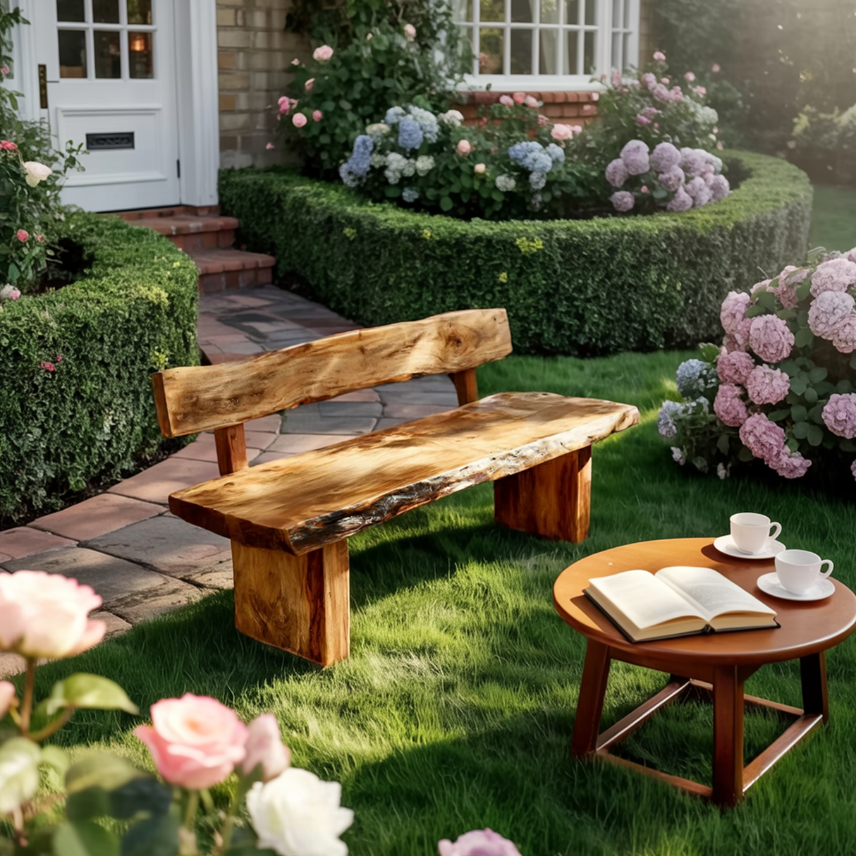 Minimal Outdoor Bench For Garden Furniture