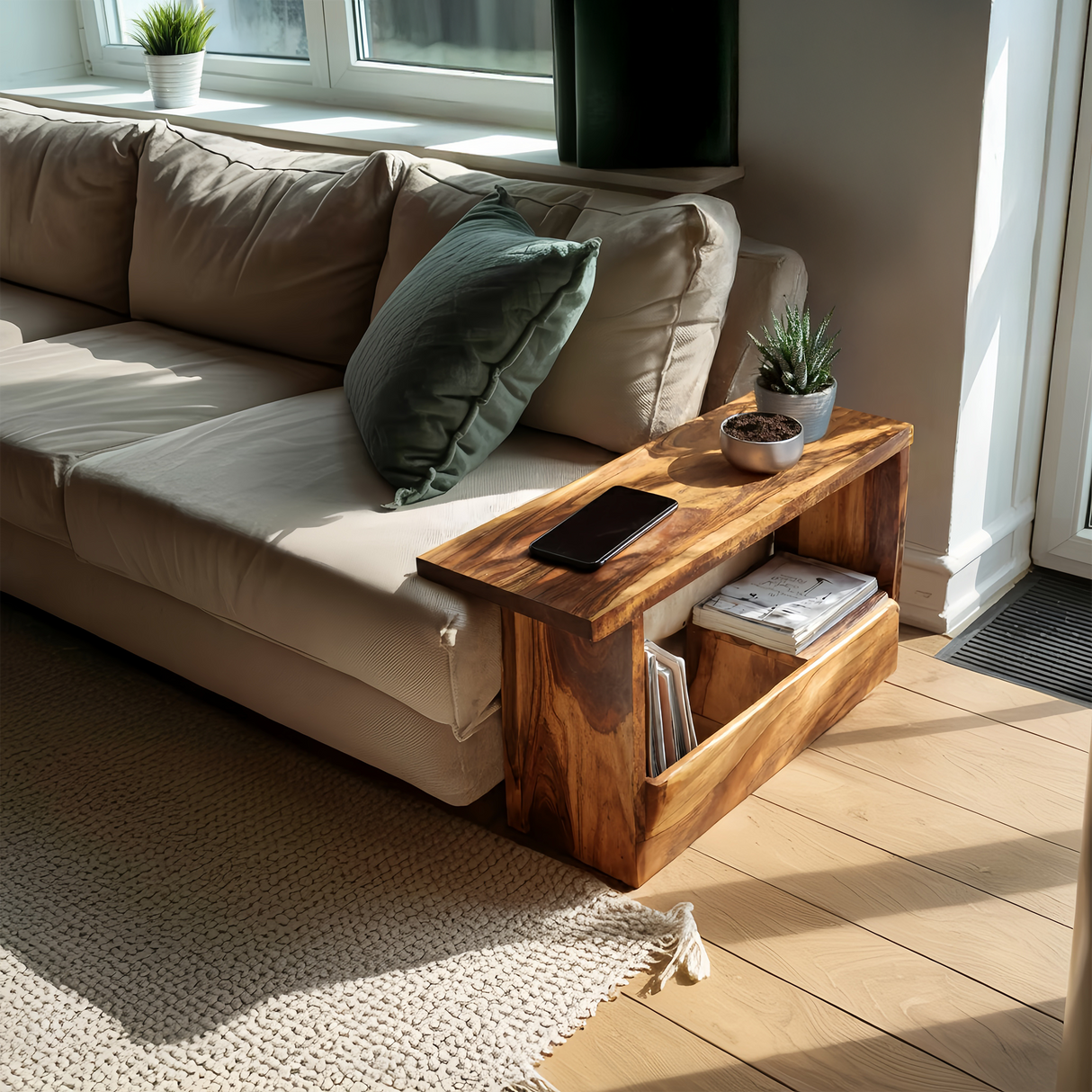 Mid Century Modern Side Table For Living Room Design