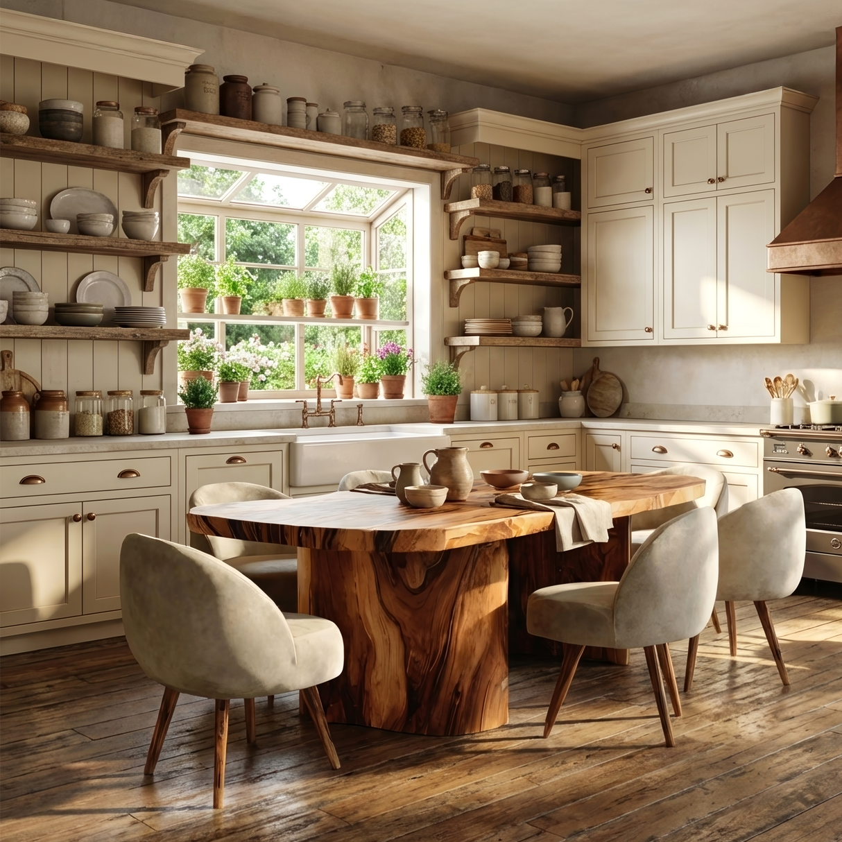 Modern Dining Table With Unique Base For Luxury Interiors