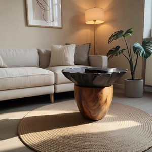 Mid Century Wooden Side Table For Modern Lounge Decor