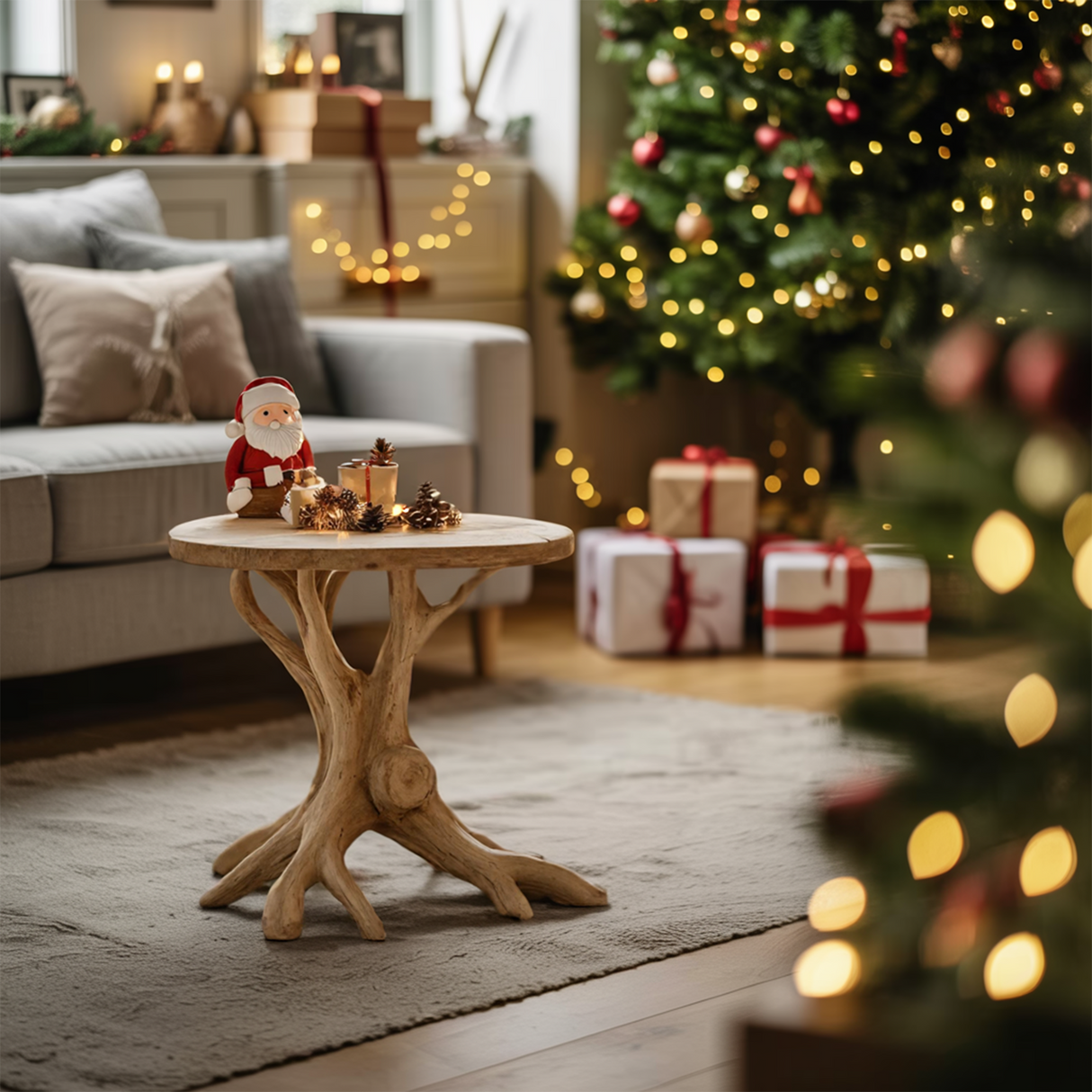 Mid Century Wooden End Table For Furniture Decor Festive Inspiration