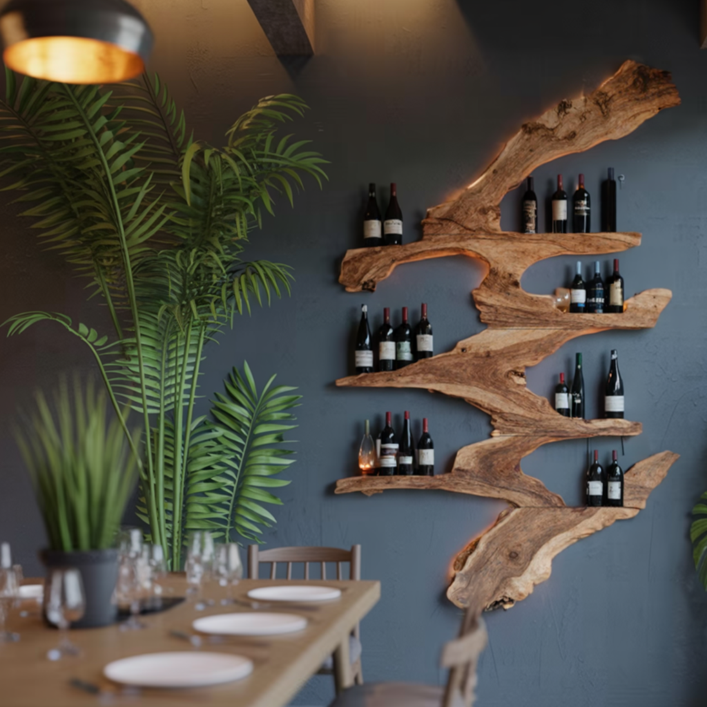 Handcrafted Wine Stand For Kitchen Wine Bottle Rack