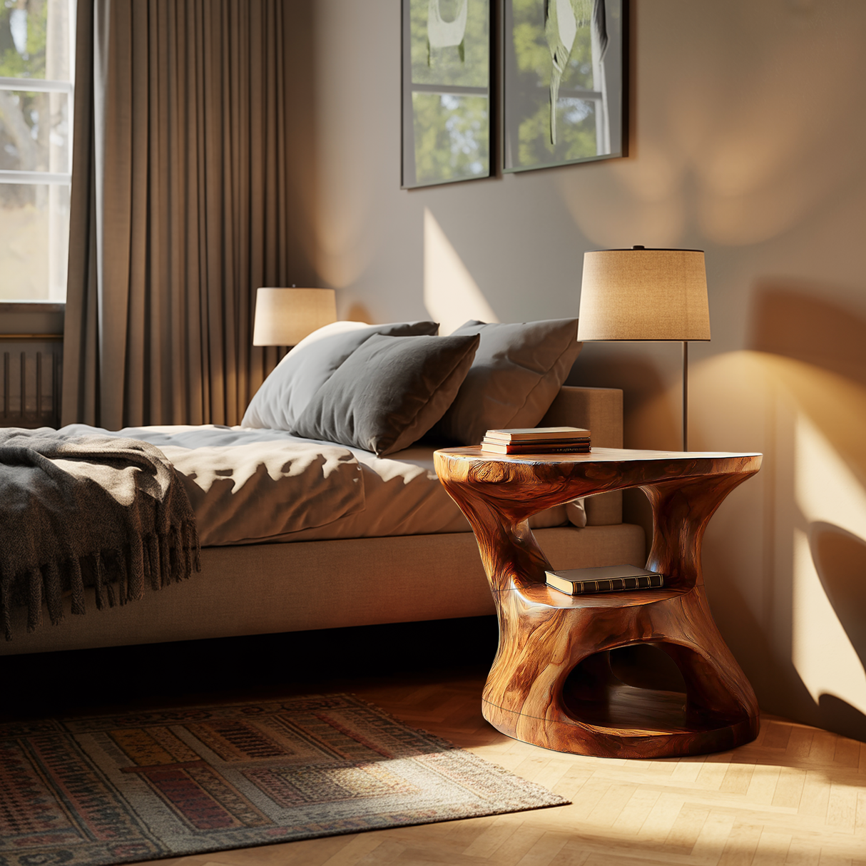 Unique Side Table For Living Room Or Office Spaces