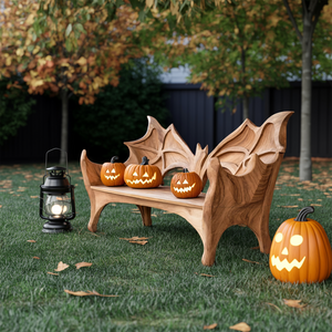 Mid Century Live Edge Outdoor Bench For Patio And Garden Design