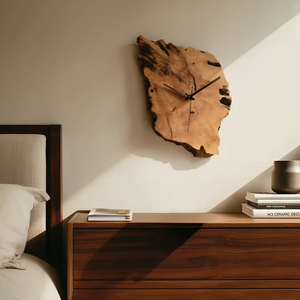 Modern Sculptural Wall Clock For Living Room
