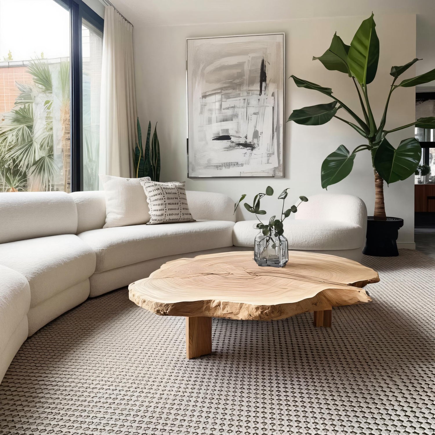 Farmhouse Solid Wood Table For Living Room Use