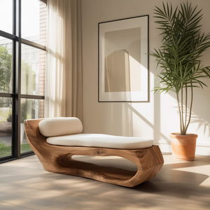 Modern Wooden Lounge Chair For Living Room