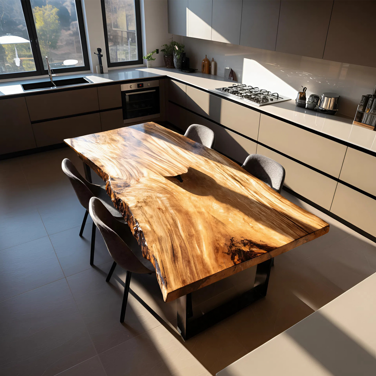 Dining Room Mid Century Solid Wood Dining Table Classic