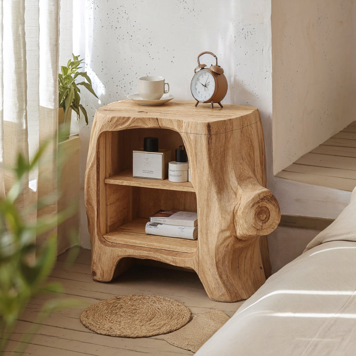 Handcrafted Wooden Nightstand For Unique Bedroom Appeal