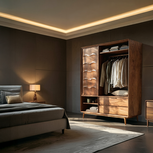 Modern Wardrobe With Drawers For Bedroom