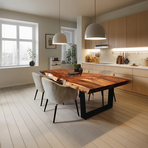 Dining Room Handcrafted Solid Wood Dining Table Artisan