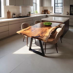 Dining Room Handcrafted Live Edge Dining Table Custom